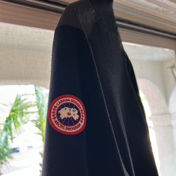 Canada Goose-Stormont Slim-Fit CORDURA-Trimmed Merino Wool Half-Zip Sweater - Picture 3 of 5